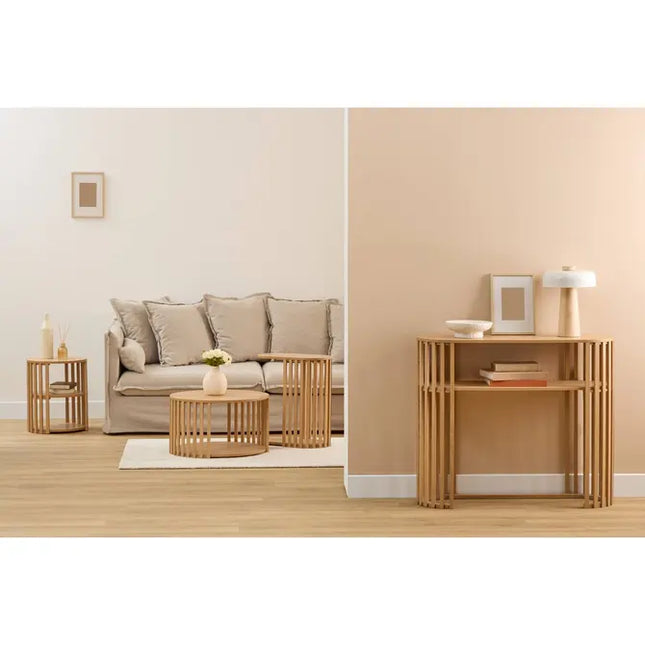 Consola "Slat" de listones 100x35x85cm - 212894