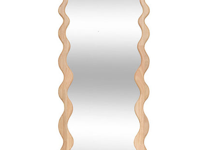 Espejo ondulado "Brooke" 48x100 cm madera - 212951