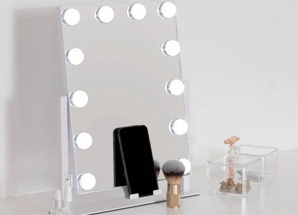 Espejo giratorio LED "Holly" de 35 cm- 213304
