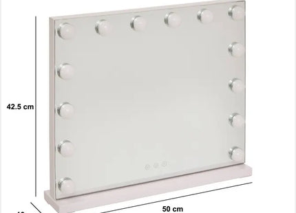 Espejo giratorio LED "Holly" de 50 cm- 213305