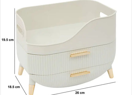 Organizador "Alba" beige 26cm de largo - 213366