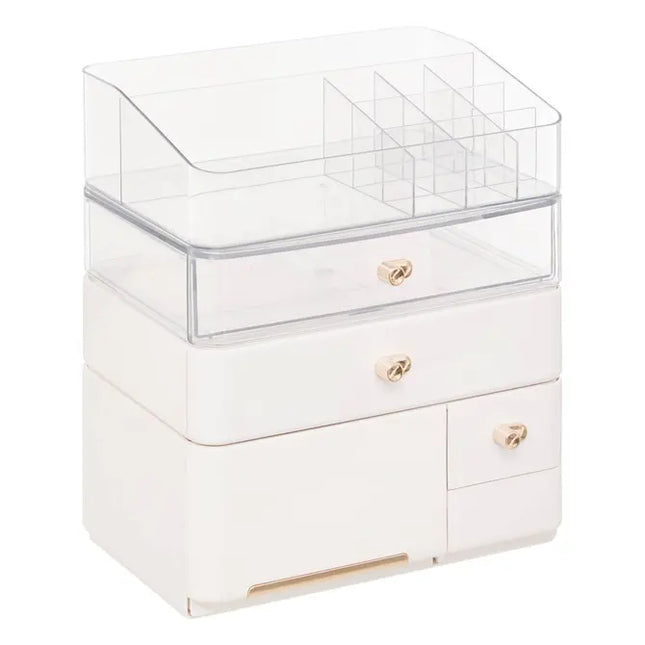 Organizador "Sara" 23 cm de largo, blanco - 213371