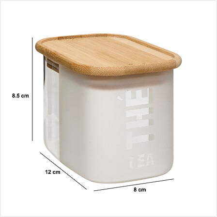 Pote "Glassy" para té de vidrio de 720ml - 213401