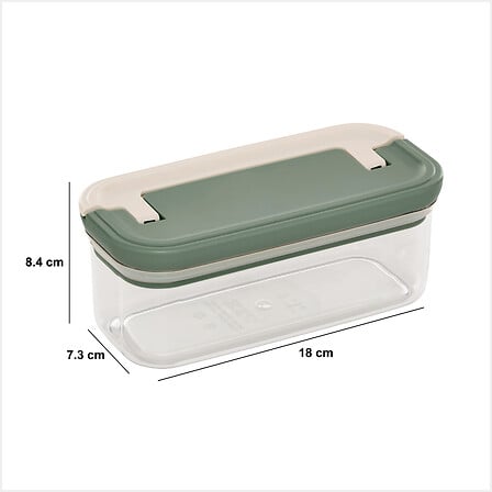 Pote de almacenamiento de plástico "Lock" de 400ml - 213409