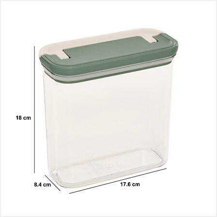 Pote de almacenamiento de plástico "Lock" de 1,3L - 213410