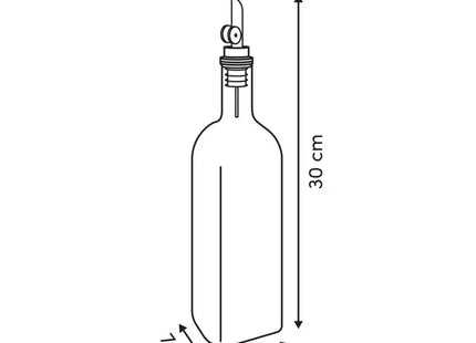 Botella de vidrio para aceite/vinagre de  750ml - 213453