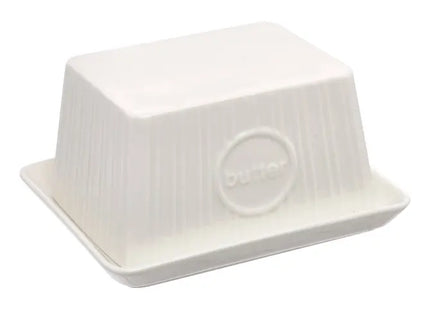 Mantequera de cerámica blanca - 213463