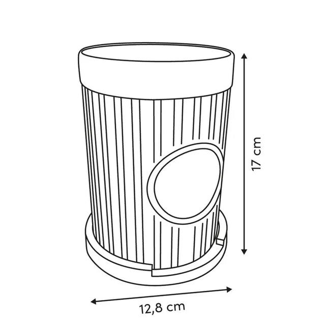 Soporte para utensilios de cerámica blanca - 213497