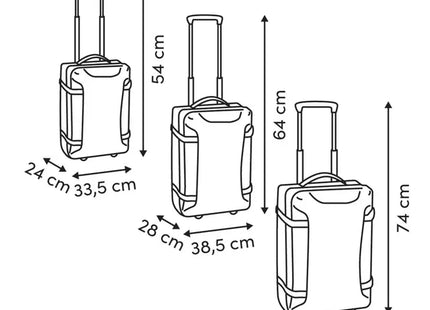 Maleta blanda negra M - 213502