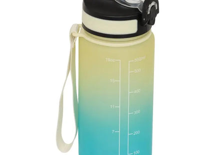 Botella SPORT de 600ml con pajita de silicona integrada - 213506