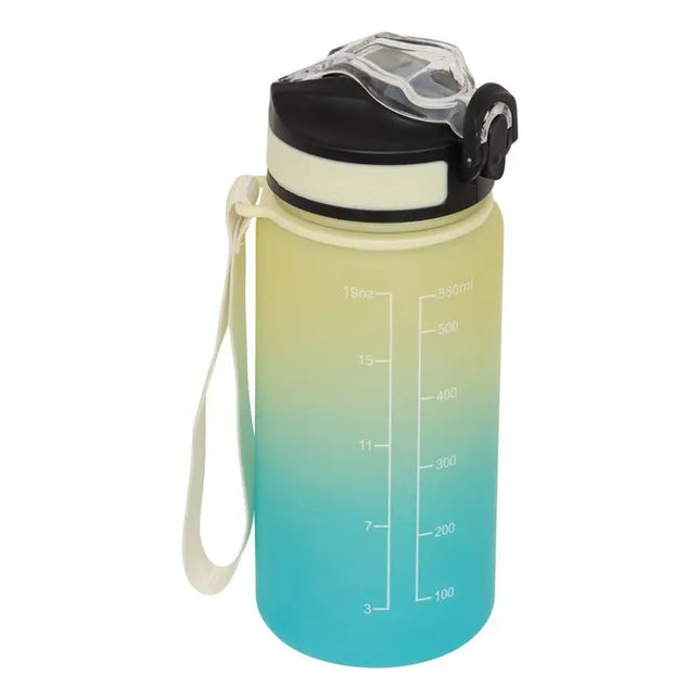 Botella SPORT de 600ml con pajita de silicona integrada - 213506