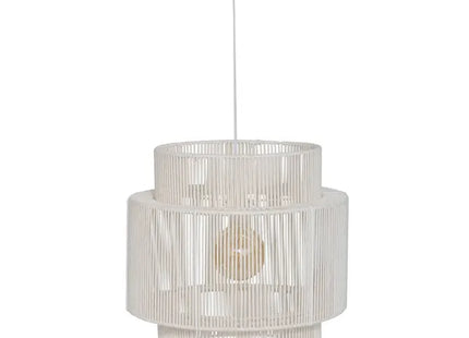 Lámpara suspendida "Liby" blanca, 38 cm de diámetro -  213716