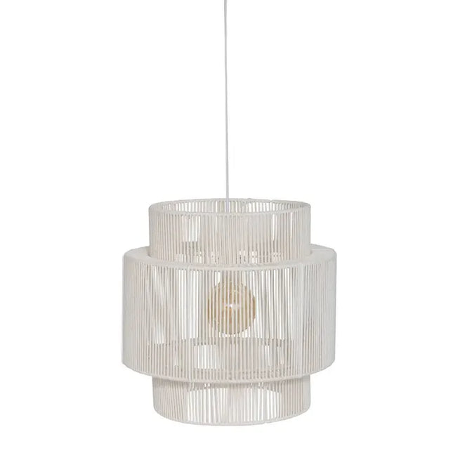 Lámpara suspendida "Liby" blanca, 38 cm de diámetro -  213716