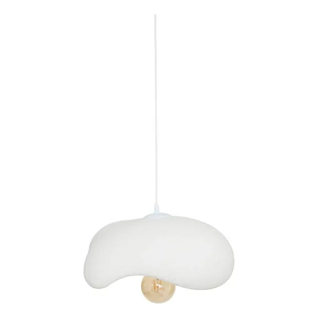 Lámpara suspendida blanca "Teiva" 45cm de altura -  213722