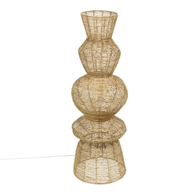 Velador de pie "Titus" color beige, 109 cm de altura -  213728