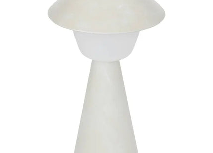 Velador solar de exterior "Damon" 31,8 cm de altura, color beige -  213755A