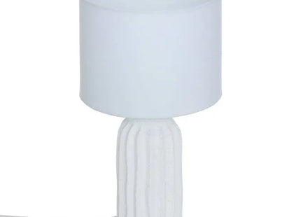 Velador de mesa "Fernan" blanca, 36 cm de altura -  213763