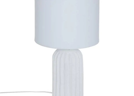 Velador de mesa "Fernan" blanca, 50 cm de altura -  213764
