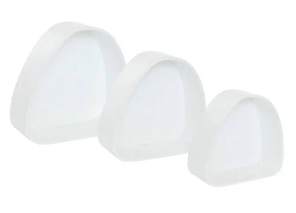 Juego de 3 estantes blancos "Sien" - 213826
