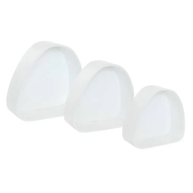 Juego de 3 estantes blancos "Sien" - 213826