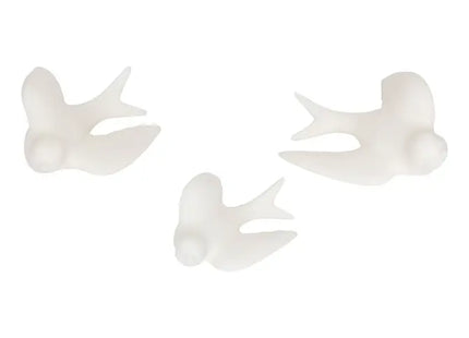 Decoración de pared con 3 pájaros y una rosa - 213831