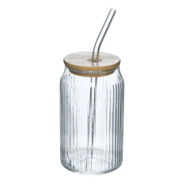 Vaso "Clear Line " de 500ml con pajita - 213910