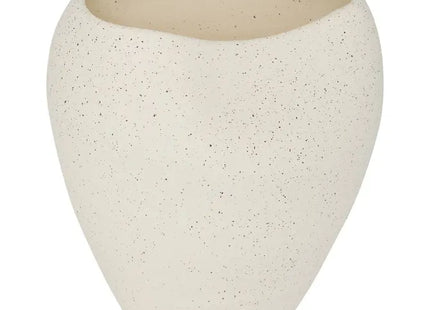 Jarrón "Sien" 29,5 cm de alto, gres blanco - 214001