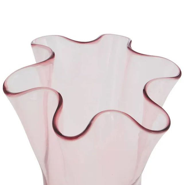 Jarrón con forma de rosa, 23,5 cm de alto - 214012