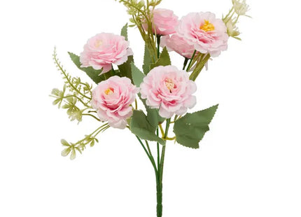 Ramo de claveles artificiales Phoebe, 35 cm de alto 3 modelos - 214042