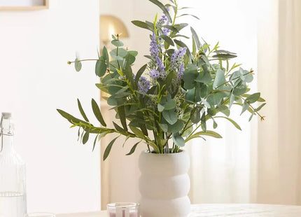 Arreglo floral artificial "Uda" con lavanda y eucalipto A66 cm  - 214056