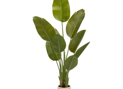 Bananero artificial de 3 troncos, modelo "Lora" de 140 cm de altura - 214117
