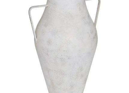 Jarrón "Glady" de acero, 37,5 x 33,5 x 58,5 cm, gris  - 214129