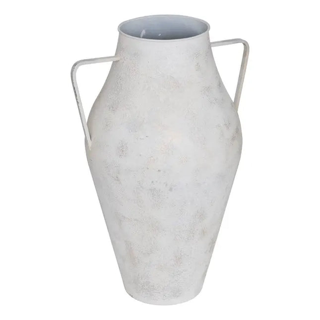 Jarrón "Glady" de acero, 37,5 x 33,5 x 58,5 cm, gris  - 214129