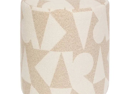 Puf redondo "Delor" Beige 36x40 cm - 214231C