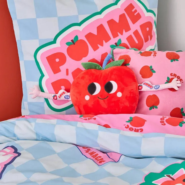 Peluche de manzana "Cha Cha Pop" de 18x5x28 cm - 214449