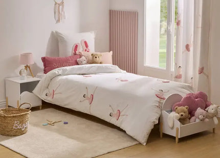 Set de cama "Tufy" de 140x200 cm con estampado de bailarina - 214450D