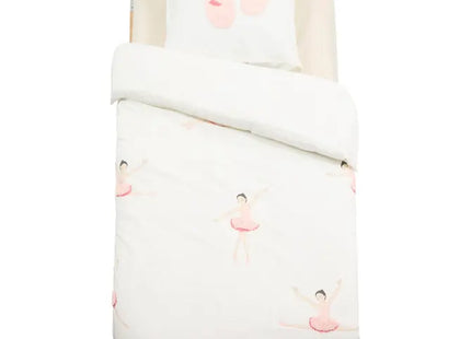 Set de cama "Tufy" de 140x200 cm con estampado de bailarina - 214450D