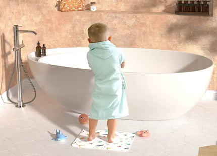 Alfombrilla de baño "Orta" Diatomite de 45x35 cm con estampado de animales marinos - 214454