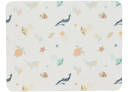 Alfombrilla de baño "Orta" Diatomite de 45x35 cm con estampado de animales marinos - 214454