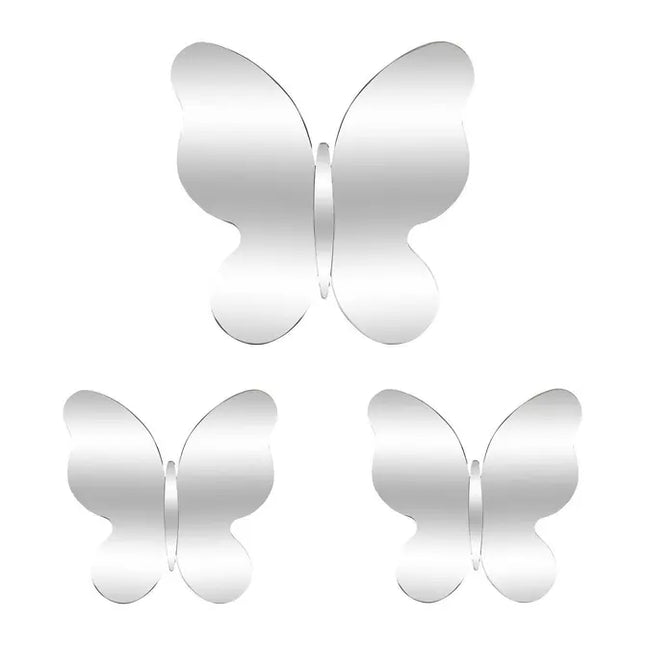 Juego de 3 espejos "Ajol" de 21x21cm, 2 modelos - 214469