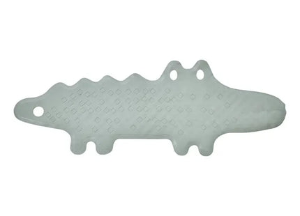 Tapete de baño "Gamio" con diseño de cocodrilo, 91 x 32,5 cm, color gris - 214470