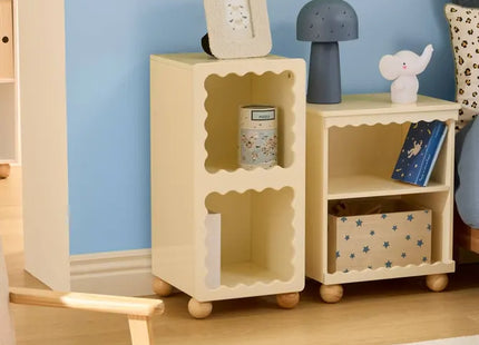 Mesita de noche infantil "Bouli" 2 niveles, 40x30x50,5 cm -  214483A