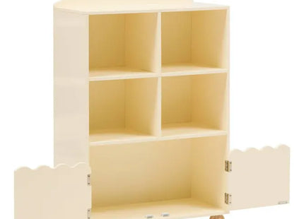 Librería infantil "Bouli" con 2 puertas y 4 compartimentos 60x30x94,5 cm -  214488A