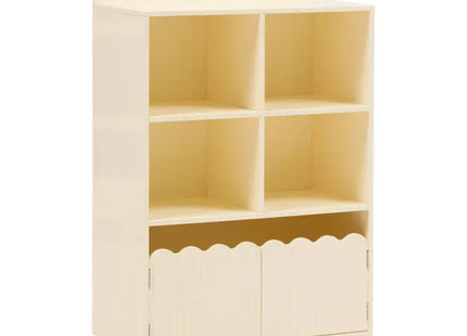Librería infantil "Bouli" con 2 puertas y 4 compartimentos 60x30x94,5 cm -  214488A