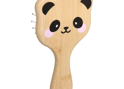 Cepillo para el cabello de bambú beige "Niami" Panda - 214493