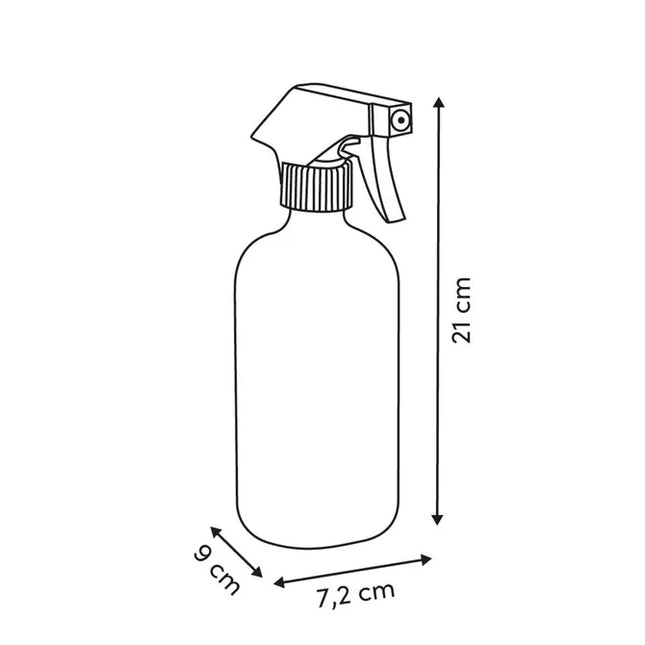 Dispensador de jabón en aerosol transparente A21 cm - 214519