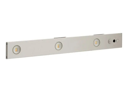 Lámpara LED plateada con forma de ojo de gato de 33 cm -  214546