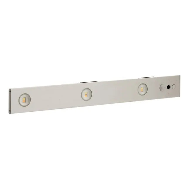 Lámpara LED plateada con forma de ojo de gato de 33 cm -  214546