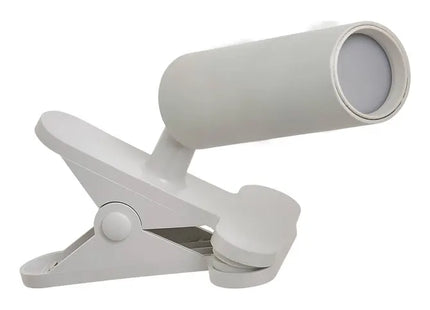 Lámpara LED USB con clip, luz blanca fría, 12x8x20 cm -  214558