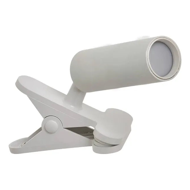 Lámpara LED USB con clip, luz blanca fría, 12x8x20 cm -  214558